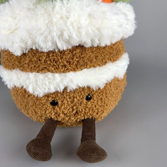 Jellycat Amuseables Carrot Cake Chicago Exclusive Plush Toy New with Box & Bag - Picture 5 of 14